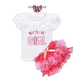 IBTOM CASTLE 子供服 ワンピース ヘアバンド付き ガールズ チュール 柔らか 着心地　 幼児 可愛い　 半袖 Tシャツ＆スカート 夏　3点セット 上下セット フォーマル プリント お嬢様 