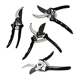 Toil in the Soil Hand Pruner - 8 Inch Length Garden Shears, Rust-Resistant Carbon Steel Body, Durabl