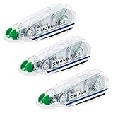 トンボ鉛筆 修正テープ 4.2mm MONO モノエアー (軽いタッチ・高密着テープ) 使い切りタイプ 10m 3個 KPB-324 (CT-CA4×3)