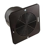 Duraflo 646015BR Soffit Exhaust Vent, Brown [並行輸入品]