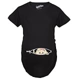 Crazy Dog T-Shirts SHIRT レディース US サイズ: Small/Maternity Fit カラー: ブラック