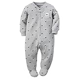 カーターズ ロンパース carter's 男の子用グレーBIG TIMEスプラッシュくじらさん足つきカバーオール (newborn(-... [並行輸入品]