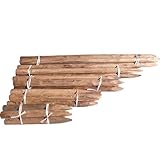 スーパーソート杭(日本製防腐剤を塗布)　長さ6尺(約180cm)　直径6cm　5本セット