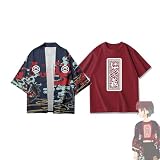 [AcosOrz] 井芹仁菜 Tシャツ ガールズバンドクライ 仁義 同型 半袖 夏服 丸首 上着 快適 通気性 吸汗速乾 軽い 柔らかい カジュアル服 コスプレ衣装 記念シャツ おしゃれ ティーシャツ ゆとり 大人 学生 男女兼用 (B,L)