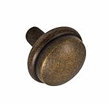 Fusion Hardware 221-MDB St. Charles Collection Button Knob, Medium Bronze [並行輸入品]