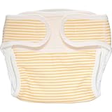 オムツカバー 綿 細ボーダー オレンジ 50cm 1枚 ベビー＆キッズ おむつ 布おむつ [並行輸入品]