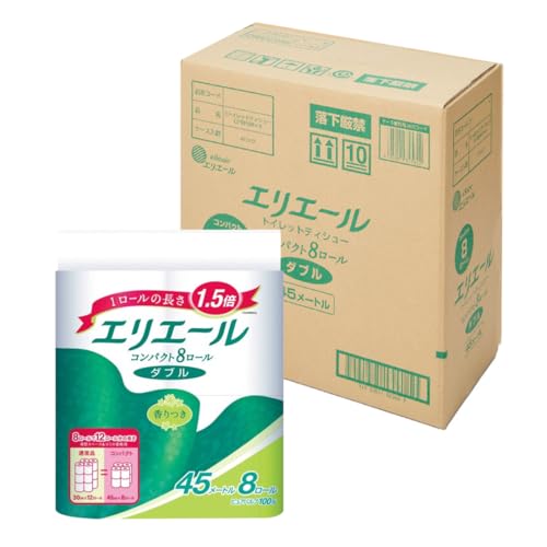 エリエール トイレットペーパー 1.5倍巻き 45m 32ロール ダブル