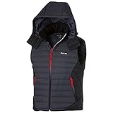 NISSAN (ニッサン) 日産純正部品 フーテッドキルティングベスト グレー SKWA03-50F41GY
