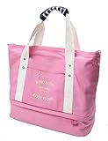 CXYP トートバッグ 多機能 旅行 靴まで収納 マザーズバッグ 大容量 インナーポチ付き 軽量 手提げ バック 4色 (ピンク)