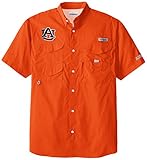 NCAA Auburn Tigers Collegiate Bonehead半袖シャツ S オレンジ