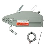 チルホール 800kg 手動ウインチ ハンドワイヤーウインチ 軽量 手巻き ハンドウィンチ