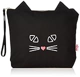 ニヴァ niva ポーチ 猫 ブラック