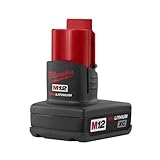 Milwaukee 48 – 11 – 2402 m12 XC 12 V 3 Ah高容量リチウムイオンバッテリーパック