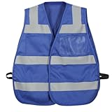 Rothcoた安全ベスト高視認性テープ、ブルー