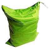 KADIWOW Solid Color Baby Cloth Diaper Waterproof Zippered Wet/Dry Bags by KADIWOW