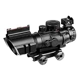 Scoking 4x32 TA31タイプ ライフルスコープ サイドレール付き ３カラーレティクル発光 BK