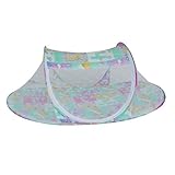 Prettyia 赤ちゃん　ワンタッチ　携帯型　折り畳み式　蚊帳　テント　ベビーベッド　防虫　蚊よけ　3色選べ - グリーン