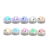 LEDGLE LED潜水ライト 水中LEDライト 花瓶LEDライト 水中照明 リモコンで操作 多色 カラフル 潜水ライト LEDキャンドルライト IP68防水 ワイヤレスデザイン 水族館照明金魚鉢 室