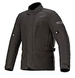 Alpinestars メンズ Gravity Drystar オートバイジャケット、ブラック、L