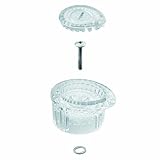 Moen 100710 Posi-Temp One-Handle Tub and Shower Knob Handle Kit with White and Chrome Insert [並行輸入品]