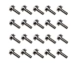 monofive M5化粧ビス ラックマウント用ネジ スチールタイプ 20本 (長さ20㎜) MF-M5BL20-20