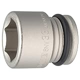 トネ(TONE) インパクト用ソケット HP6NV-33 差込角19.0mm(3/4") 二面幅33mm