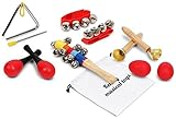 Kenley Musical Instruments for Kids - Percussion & Rhythm Maracas Band Play Music Toys for Baby Chil
