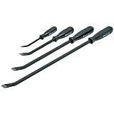 4 Pc Heavy Duty Pry Bar Set [並行輸入品]