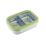 Innobaby Keepin' Fresh Stainless Divided Bento, Green by Innobaby
