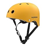 Anyfashion スポーツ ヘルメット 子供用 / 大人用 スケボー ジュニアヘルメット 自転車 キッズ こども用 ローラーブレード ブレイブボード 男女兼用 子供乗せ　保護　安全 自転車ヘルメッ