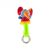 Babyfans幼児ベビーふわふわソフト動物Rining Handbell、セーフTeether