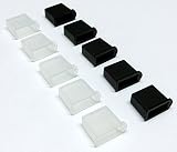 USB端子キャップ（白５個・黒５個セット）