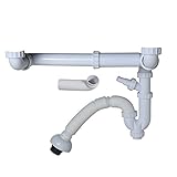 Taleaキッチン二槽用の流し1.5寸シンク排水栓用の排水管