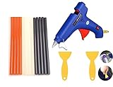 Iris Tech　プログルーガン 溶融グルースティック12本付　3色　強力粘着　接着剤　 スイッチ付き高温タイプ　DIY用 工作用 プラスチック用グルーガン ブール