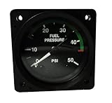 エンジン計器 ISS FUEL PRESSURE (INJECT) GAUGE 2-1/4" （燃圧計）