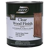 Deft Interior Waterborne Clear Wood Finish Satin, Quart by Deft Inc.