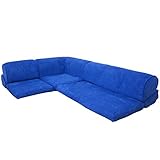 (DORIS) コーナーソファ ローソファ 【コロン ネイビーブルー】 3点セット リビング用ソファー (KIC)