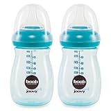 Joovy Boob Pp Baby Bottle, Turquoise, 9 Ounce, 2 Count by Joovy [並行輸入品]