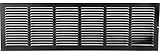 36 " x 8 "スチールReturnエアグリル – Sidewall and Cieling – HVACダクトカバー – ブラック