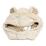 【SiShuNon/シシュノン】シャギーボアクマメット ボア ベビー 帽子 クマ S 10 ベージュ