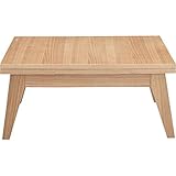 インテリア 家具 便利 おしゃれ 伸長式ローテーブルS 木製(天然木) 木目調 CPN-107NA ナチュラル