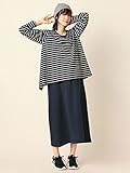 犬印本舗 fairy フェアリー マタニティ 授乳口付き 授乳ケープ トップス ＆ ワンピース セット 妊婦服 産前 産後 長袖 あったか M ～ L ネイビー ボーダー 22131 22131302