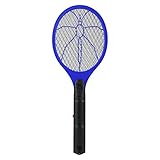 Acogedor　電撃殺虫器　電池式の蚊取り器　スパイダー　薬剤不使用　安心とご利用　ハエ・蚊を撃退　手軽持ちやすい　3層安全メッシュ （三色）(青い)