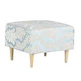 arne オットマン チェア 高さ40cm 足置き Marie ot HS088 ダマスク Bタイプ ブルー