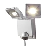タカショー　セキュリティライト（100V）　LEDセンサライト　2型　●61914600　HIA-W02S シルバー
