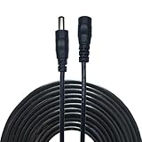 Liwinting 5mDC延長ケーブル DC/AC電源延長ケーブル 2.1mm x 5.5mm電源アダプタACケーブル DCアダプタ延長ケーブル ACジャック DCプラグ DCオス - メスコネクタ