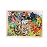 Baby Animal Wooden Kids Puzzle おもちゃ (並行輸入)