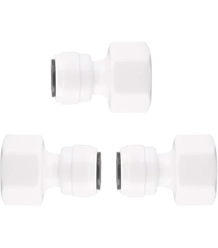 Amazon.co.jp: 1/4インチ チューブ バルクヘッド コネクター プッシュ