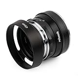 Pergear 35mm F1.6 カメラレンズ オリンパス/パナソニックマイクロフォーサーズに対応 フォーサーズカメラ用 マニュアルフォーカス 固定レンズ GM1 GM5 GM7 GX1 GX7 GX8 GX86 GX9 G1 G2 G3 G5などに交換性ある