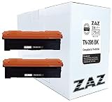 ZAZ TN-395 BK ブラック2本セット 互換 トナーカートリッジ （ ブラック TN-395BK ×2) BROTHER 互換 TN-390 の大容量タイプ ブラック 対応機種： MFC-9970CDW MFC-9460CDN 大容量 (395BK-2)